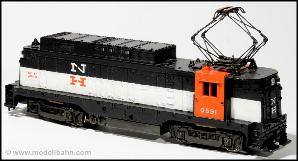 LIONEL HO SCALE E33 NEW HAVEN 0591 ELECTRIC LOCOMOTIVE - RESTORATION ...